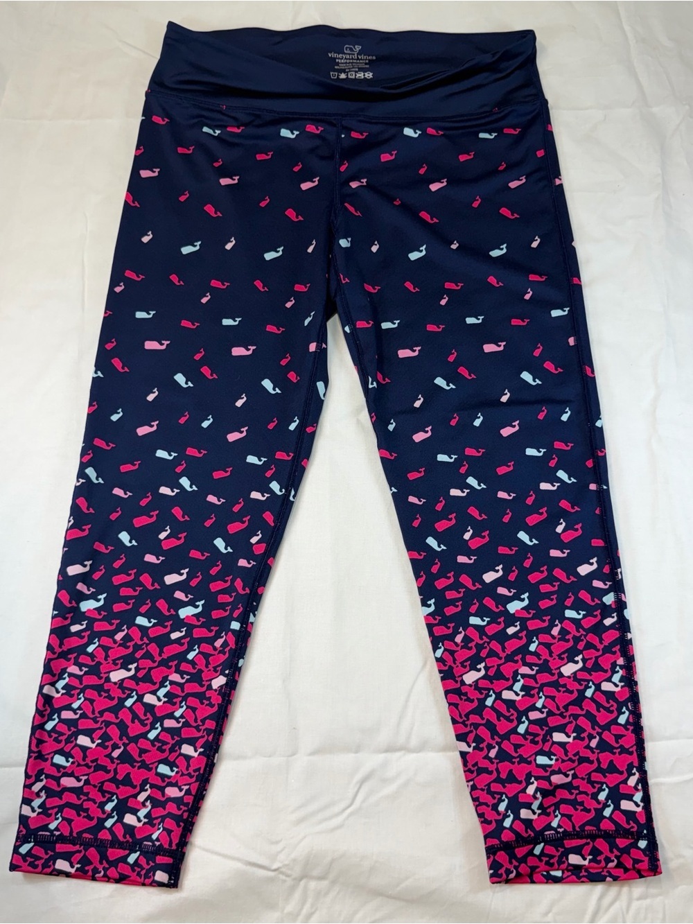Vineyard Vines Navy Performance Leggings